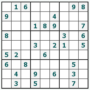 Skriv ut Sudoku #34