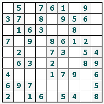 In Sudoku #357