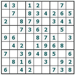 Sudoku online #416