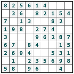 online Sudoku #436