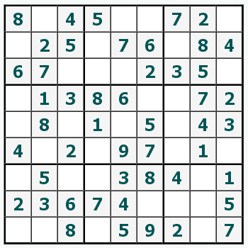 Imprimer Sudoku #437