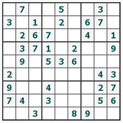 Sudoku on-line #443
