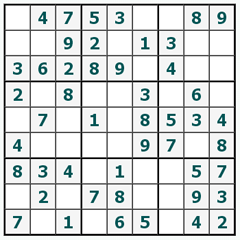 Sudoku on-line #457