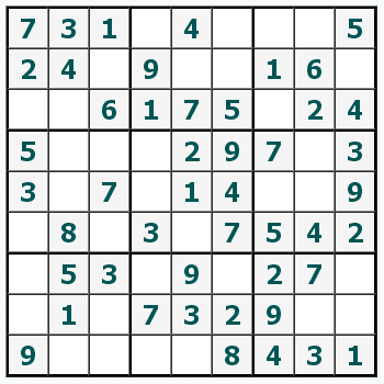 Εκτύπωση Sudoku #462