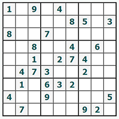 Sudoku en ligne #484