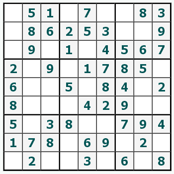 Cetak Sudoku #492