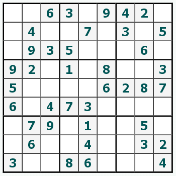 Cetak Sudoku #493