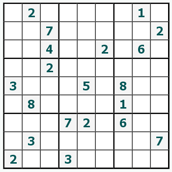 Skriv ut Sudoku #495