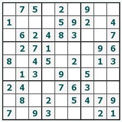 Sudoku online #497