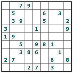 Sudoku online #499