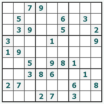 Imprimer Sudoku #499