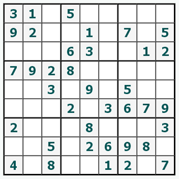 Skriv ut Sudoku #513