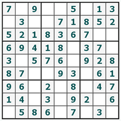 Sudoku online #516