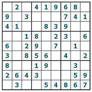 In Sudoku #527