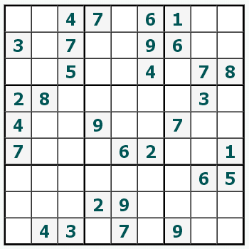 skriva ut Sudoku #534