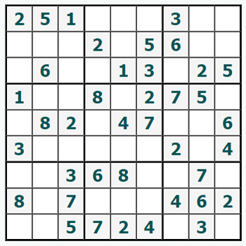 drucken Sudoku #543