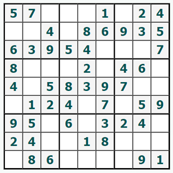 Skriv ut Sudoku #562