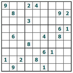 Sudoku on-line #590