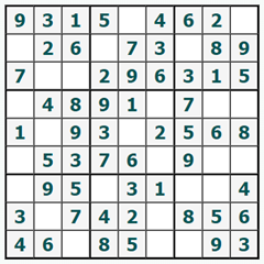 online Sudoku #596
