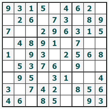In Sudoku #596