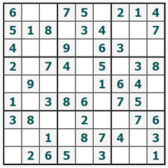 Sudoku online #597