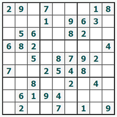 Sudoku online #598