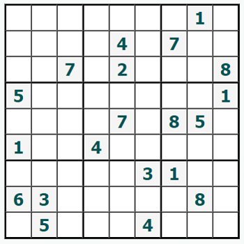 Skriv ut Sudoku #605