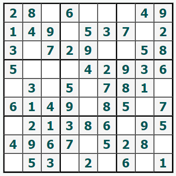Skriv ut Sudoku #606