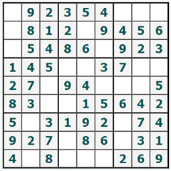 Sudoku online #611