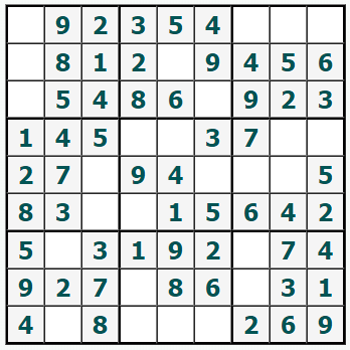 Broszura Sudoku #611