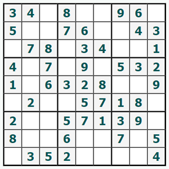 Skriv ut Sudoku #612