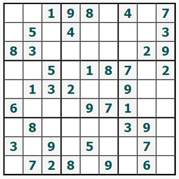 Skriv ut Sudoku #623