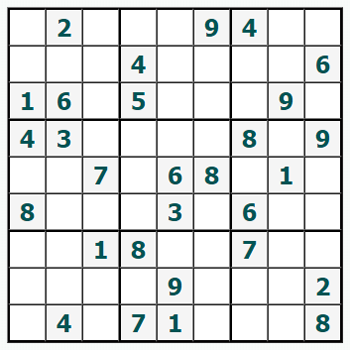 Skriv ut Sudoku #624
