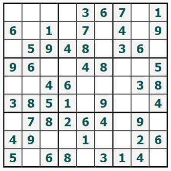 Skriv ut Sudoku #627