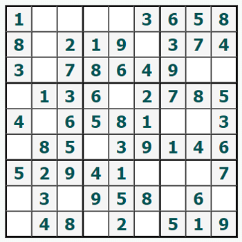 Skriv ut Sudoku #636