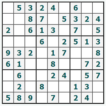 Skriv ut Sudoku #637