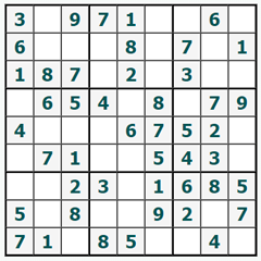Sudoku on-line #672