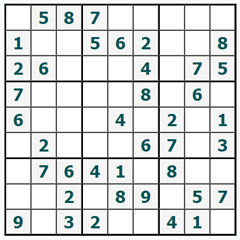 Sudoku en ligne #698