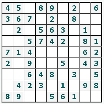 Imprimer Sudoku #7