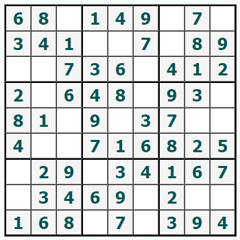 In Sudoku #721