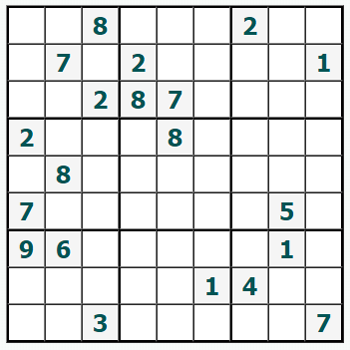Cetak Sudoku #725