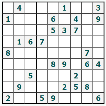 Skriv ut Sudoku #729