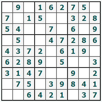 Cetak Sudoku #731