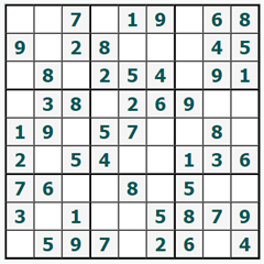 Sudoku online #732