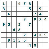 Free online Sudoku #734