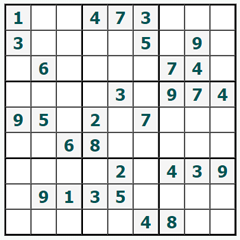 Sudoku en ligne #734