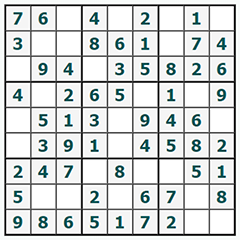 Sudoku on-line #751