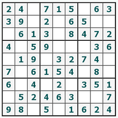 Sudoku online #76