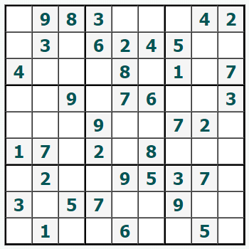 Print Sudoku #783