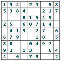 Sudoku en ligne #801